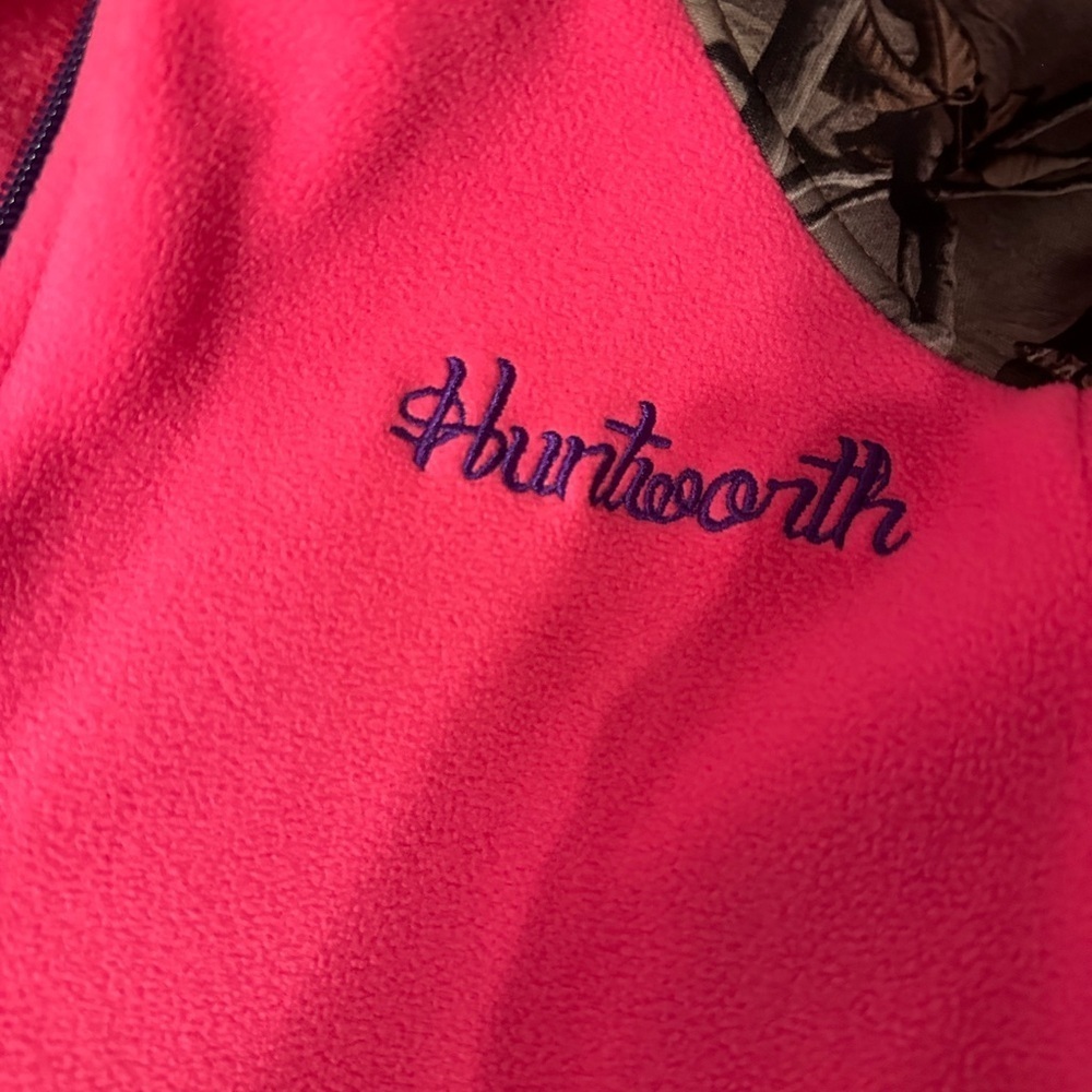 Huntworth Gear Women's Pink Fleece Jacket. NWOT - Picture 2 of 5